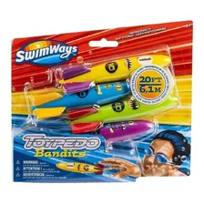 Juego Buceo Swimways Toypedo Bandits Torpedos X4 88015 Srj