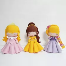 Princesas Disney Baby De Feltro 3 Personagens 30 Cm