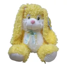 Conejo De Peluche Sentado 30cm Varios Colores C7697