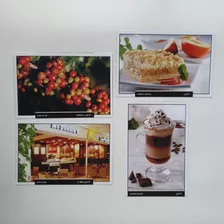 4 Cartão Postal Bar Restaurante Mc Donalds Coleção Mc Café