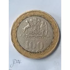 Moneda De 100 Pesos Chileno Año 2008