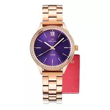 Relógio Philiph London Feminino Rosê Fashion Pl81015113f +