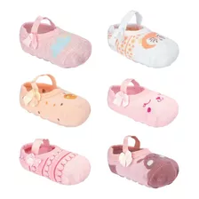 Meia Sapatilha Pimpolho Bebê Menina Kit 6 Pares Tam. 16-20