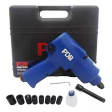 Chave Impacto Pneumática 1/2 59kgfm Kit Soquet Pro150k Ldr2