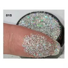 Glitter Holográfico Prata Tamanho 015 100g