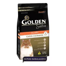 Ração Golden Gato Adulto Castrado - Salmão - 3kg