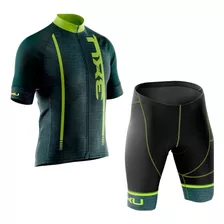 Roupa Ciclista Para Ciclismo Plus Size Conjunto Longo Bike