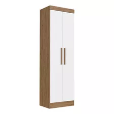 Guarda-roupa Solteiro 2 Portas Wood/branco Rp2201 - Decibal