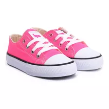 Tênis Feminino Casual Lps Neon - Pink Neon Infantil