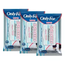 Onlyfor Toallitas Húmedas Para Limpiar Tenis 50 Pzas 3 Pack*