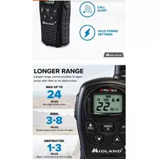 Walkie Taki Radio Midland Tx 24 Millas