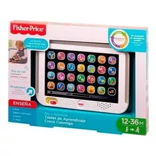 Tablet Fisher Price Tablet Aprendizaje Crece Con Migo Rosa Color Celeste