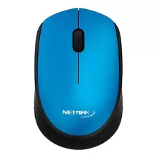 Mouse Inalámbrico Usb Netmak Optimize Edge M680 Color Azul
