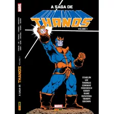A Saga De Thanos - Vol. 1, De Starlin, Jim. Editora Panini Brasil Ltda, Capa Dura Em Português, 2019