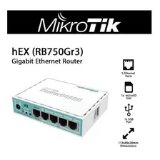 Mikrotik Rb750 Gr3 Hex 5 Puertos Gigabit 10/100/1000