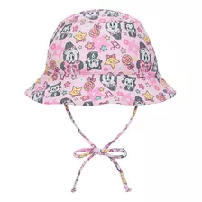 Gorro Bebe Niña Uv50+ Disney Minnie Rosado