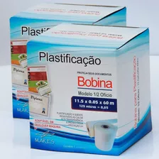 Bobina Para Plastificação Mares 11,5cm X 60m X 0.05mm 02 Un