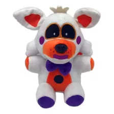 Pelúcia Freddy Fnaf Lolbit 18/20cm Five Night Branco