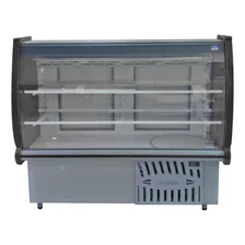 Vitrina Mostrador Refrigerado Debras 1.5 Metros Vidrio Curvo