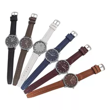 Mayoreo Lote De 6 Relojes Hombre Cuarzo Sport Elegante