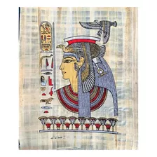 Papiro Egípcio Autêntico Rainha Cleopatra Pronta Entrega 