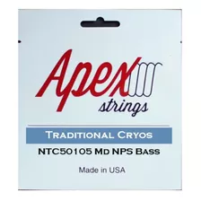 Set 4 Cuerdas Para Bajo Eléctrico Apex Niqel Cryos 50105 Msi