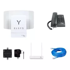 Kit Internet Rural + Telefone + Roteador + Elsys Amplimax 4g