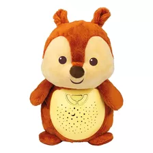 Espantacuco Ardilla Peluche Proyector De Luces Sonido Winfun