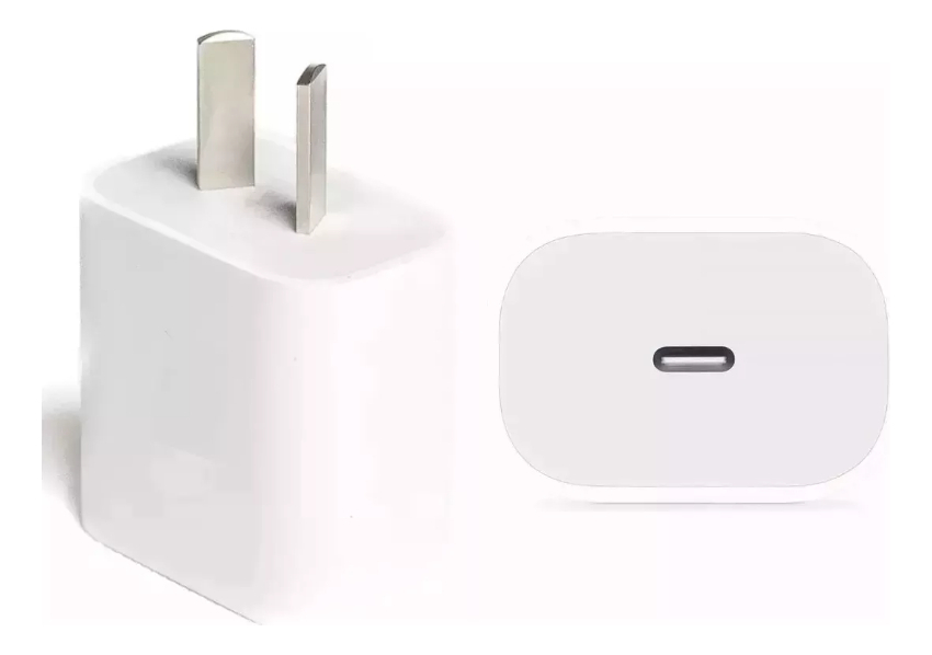 Cargador Rápido Apple Usb-c 20w iPhone iPad Blanco