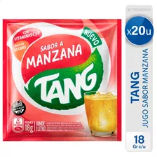 Jugo Tang Manzana C + D Sin Tacc Libre Gluten X20 Unidades