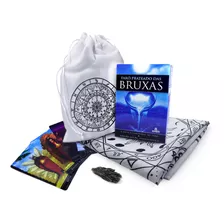 Tarot Prateado Das Bruxas 78 Cartas Tarô Baralho + Toalha