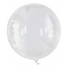 100 Unidades Balão Bolha Transparente Bubble 24 Polegadas