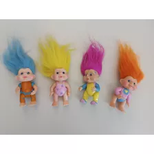 Magic Trolls Applause X 4 Vintage Muñecos De Colección