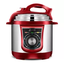 Panela Elétrica A Pressão Lenoxx Ppp163 - Vermelho/inox 220v