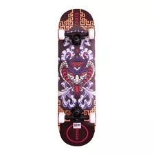 Tabla Skate Woodoo 8 Diseño Moral Pro Tokio Iniciantes Febo