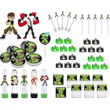 Kit Festa Infantil Ben 10 (107 Peças) (10 Pessoas)