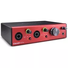 Interface De Áudio Focusrite Clarett+ 2pré Usb Tipo-c/tipo A