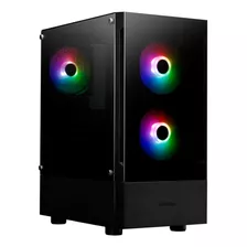 Gabinete Gamer Gamdias Talos E3 Atx 3 Fan Cristal Templado