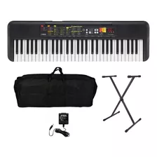 Kit Teclado Yamaha Psr-f52 + Adaptador Atril Y Estuche