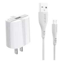 Cargador De Celular Marca Pzx Typec Cargador + Cable P03 Color Blanco