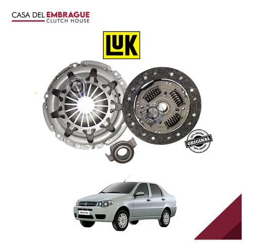 Kit De Embrague Fiat Siena 1.3/1.4 (c/roda) Foto 2