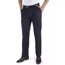 Pantalón Casual Con Pinzas Classic Fit Nanotex