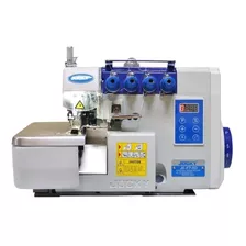 Máquina De Coser Jocky Jk-f7-5d Blanca Y Azul 110v