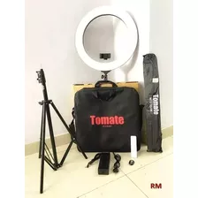 Ring Light Tomate 18 Polegadas 80w 48cm 448 Led Com Nf-e Estrutura Preto 110v/220v