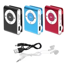 Mp3 Reproductor De Música Con Cable De Carga Y Auriculares.