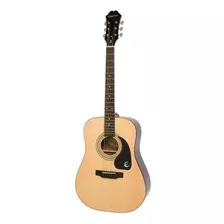 Guitarra Acústica EpiPhone Dr-100 Para Diestros Natural Brillante