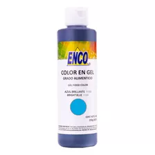 Color Gel Azul Brillante Reposteria 250 Grs. Enco 1131-250