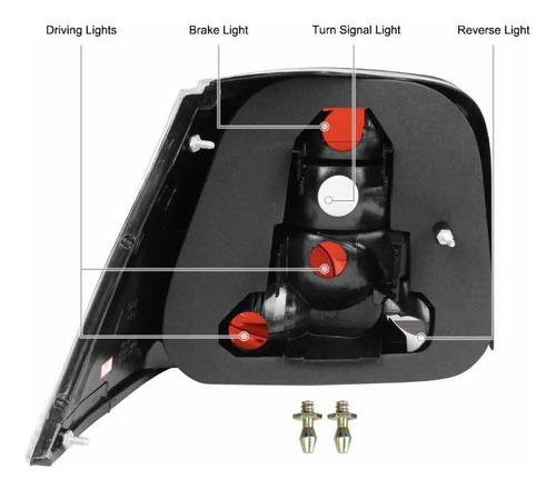 Calaveras Negras Vw Golf Mk4 Gti 1999 2000 2001 A 2006 Foto 6