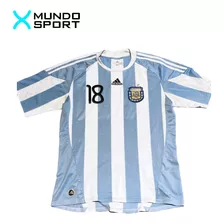 Camiseta Titular Seleccion Argentina 2010 #18 Martin Palermo