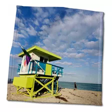 3drose Usa, Florida, Miami, South Beach. Lifeguard Station -
